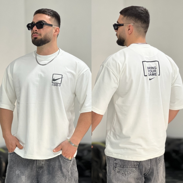 تیشرت 2نخ Just سفید