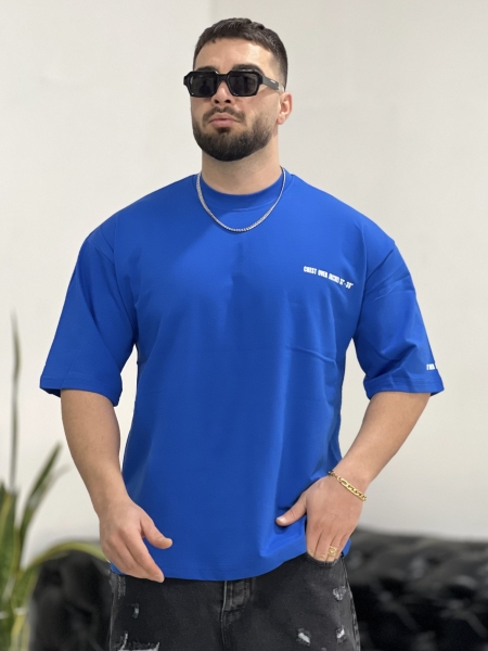 تیشرت 2نخ Cross آبی