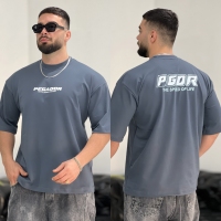 تیشرت 2نخ Pegador خاکستری