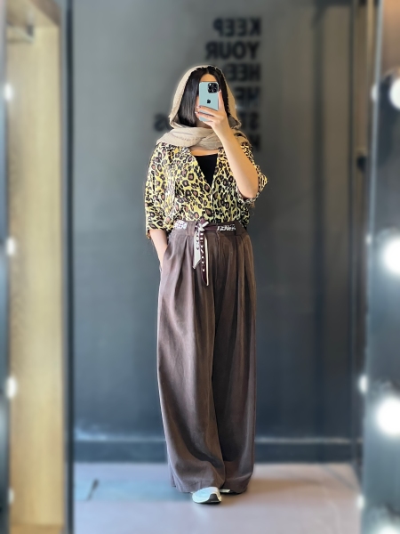 شلوار سیلک کمر کوچ