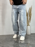شلوار نیم بگ جین Zara یخی کد 634