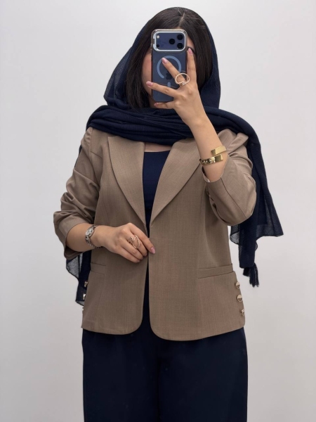 کت بغل چاک دکمه خور