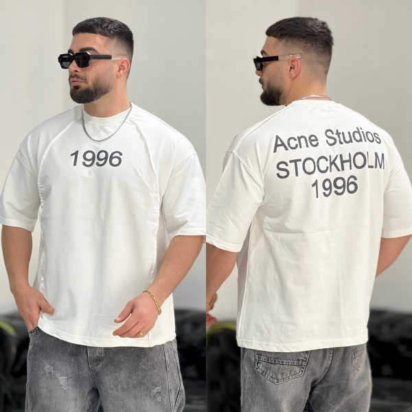 تیشرت 2نخ 1996 سفید