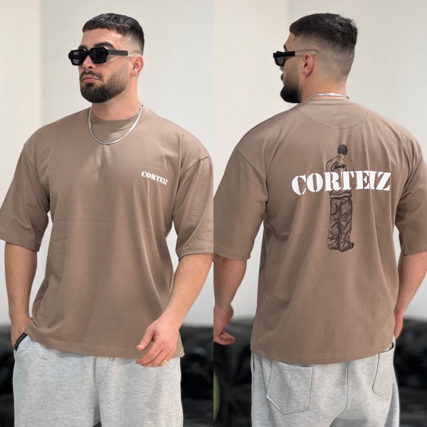 تیشرت ماکان Cortiz نسکافه ای