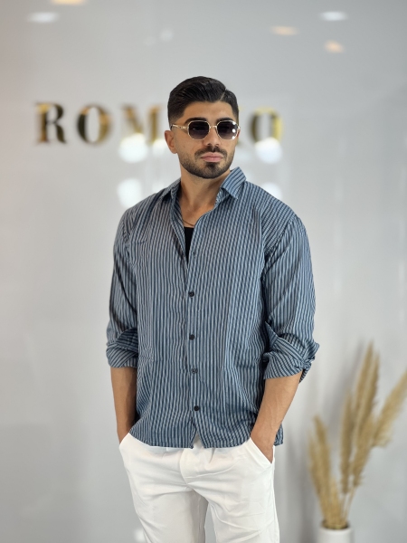 پیراهن راه راه نخی Yep سبز