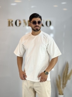 تیشرت دونخ پنبه Tommy سفید