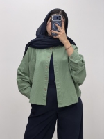 باکسی لینن آستین مچی