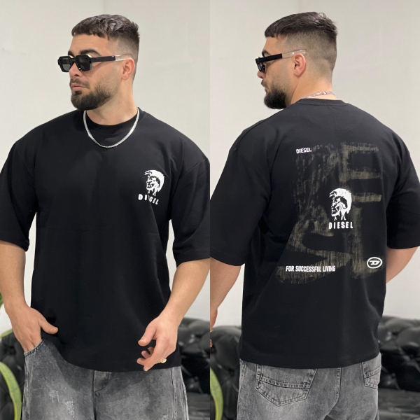 تیشرت 2نخ Diesel مشکی