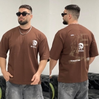 تیشرت 2نخ Diesel قهوه ای
