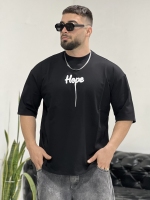 تیشرت 2نخ Hope مشکی
