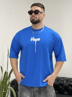 تیشرت 2نخ Hope آبی