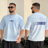 تیشرت 2نخ yours آسمانی