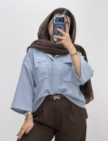 شومیز جیب پاکتی شانتون