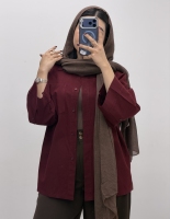 شومیز استین دکمه دلسا