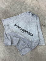 تیشرت سنگشور PROHIBITED طوسی روشن