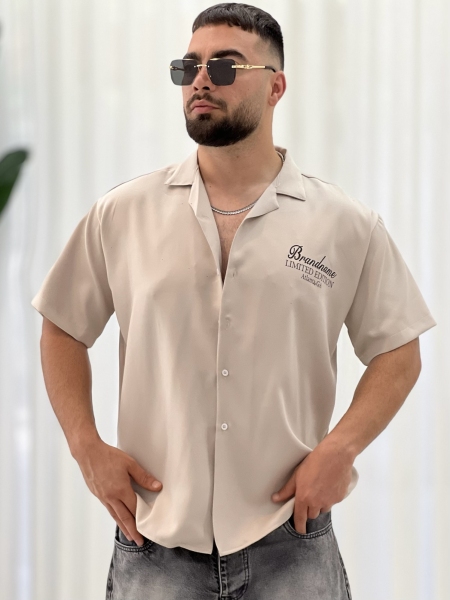 پیراهن مازراتی Brand کِرِم خاکی