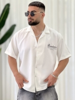 پیراهن مازراتی Brand سفید
