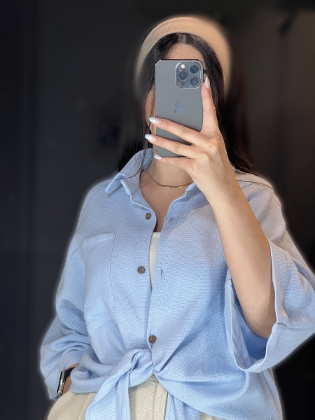 شومیز جلو گره ای کنفی