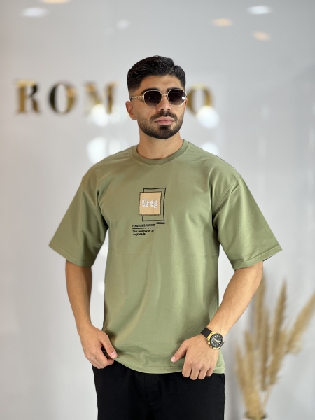 تیشرت دونخ پنبه گلدوزی Gray صدری