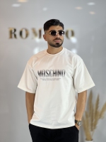 تیشرت دونخ پنبه Moschino سفید
