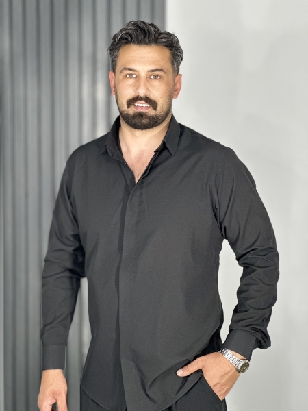 پیراهن دوشین مردانه رنگ مشکی