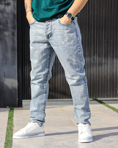 شلوار جین مام فیت یخی jack & jones