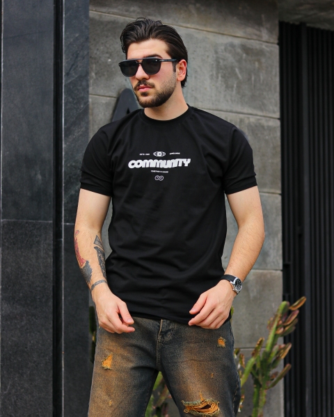 تیشرت COMMUNTY مشکی