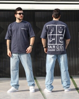 تیشرت NARCOS طوسی تیره