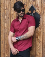 پیراهن زرشکی