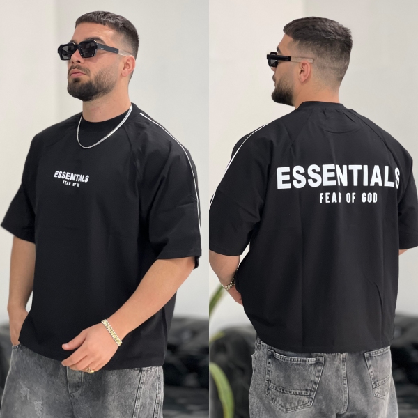 تیشرت ماکان Essentials مشکی