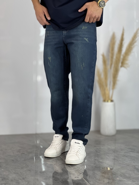 شلوار مام فیت جین Zara آبی کد 790