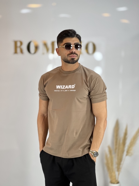 تیشرت قواره استاندارد Wizard نسکافه ای