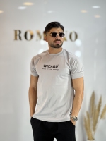 تیشرت قواره استاندارد Wizard طوسی