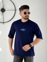 تیشرت 2 نخ جردن سرمه ایی