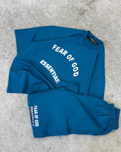 ست تیشرت واسلش FEAR OF GOD کله غازی
