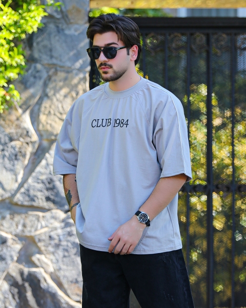 تیشرت CLUUB 1984 طوسی