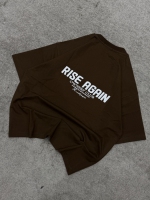 تیشرت RISE AGAIN قهوه ای