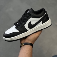 کتانی سایزکوچک NIKE JORDAN * مشکی سفید
