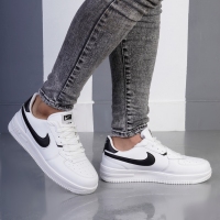 کتونی مردانه نایک ایرفورس(NIKE AIR FORCE) رنگ سفید نایک مشکی