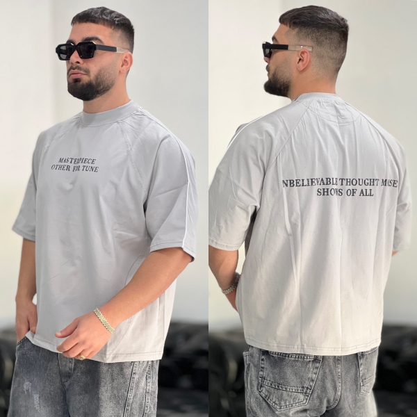 تیشرت ماکان Line طوسی