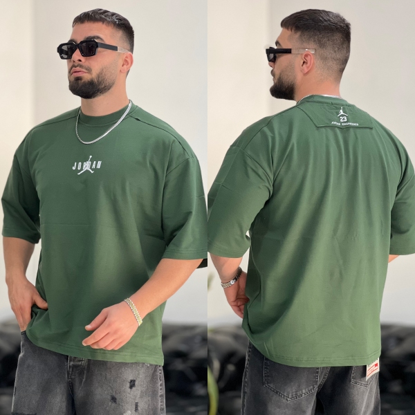 تیشرت 2نخ Hope سبز تیره R
