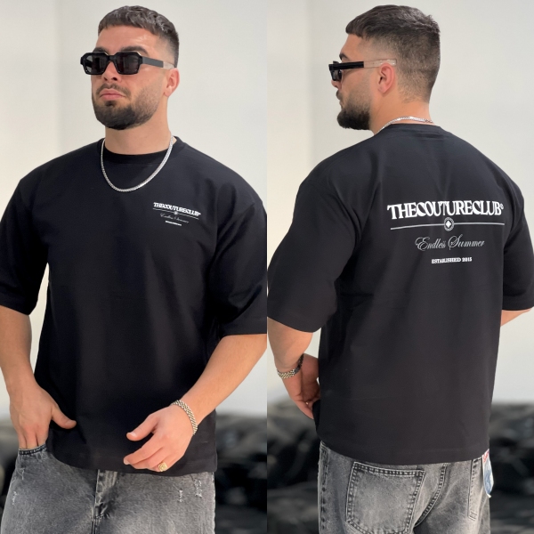تیشرت 2نخ Silver مشکی