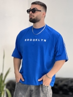 تیشرت ماکان Brooklyn آبی