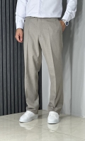 شلوار پارچه ای طوسی روشن