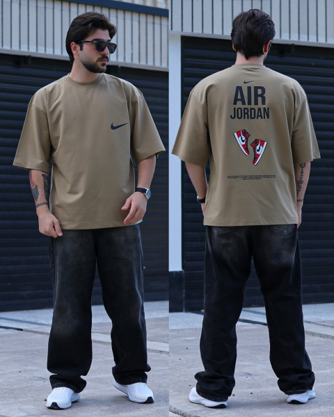 تیشرت NIKE JORDAN نسکافه ای