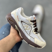 کتانی New balance کرم قهوه ای