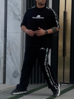 ست تیشرت واسلش BALENCIAGA مشکی