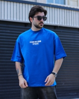 تیشرت آستین کوتاه FEAR OF GOD آبی کاربنی