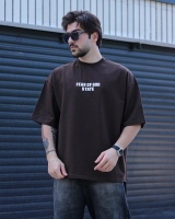 تیشرت آستین کوتاه FEAR OF GOD قهوه ای