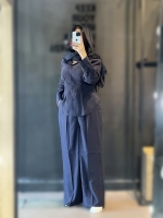 ست شومیز پشت بندی با شلوار